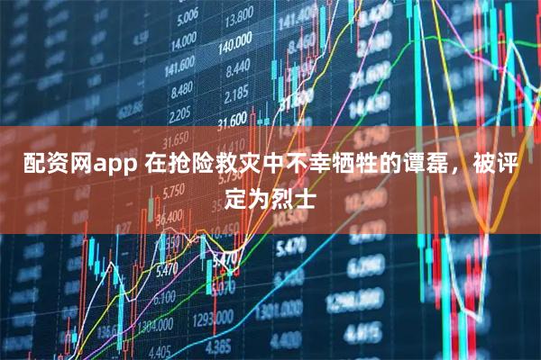 配资网app 在抢险救灾中不幸牺牲的谭磊，被评定为烈士